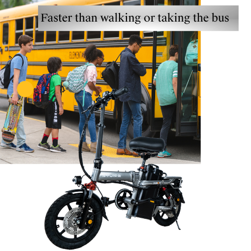 Folding E-Bike Riding Scenarios 2