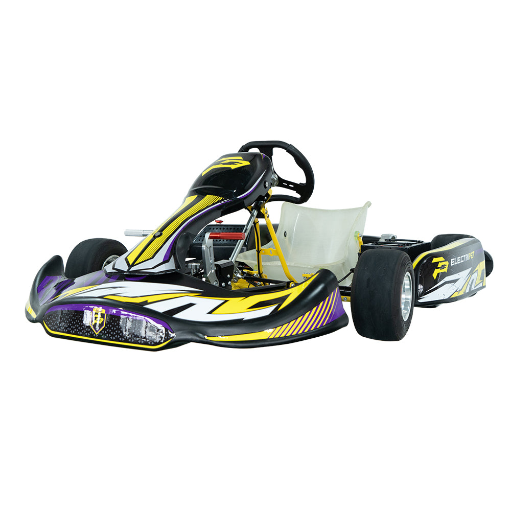 SUPEREGOSE High-Performance Electric Racing Go Kart with 12KW Peak Power for Racing & Recreational Driving